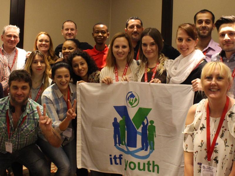 The ITF young workers committee met on Monday to prepare! 