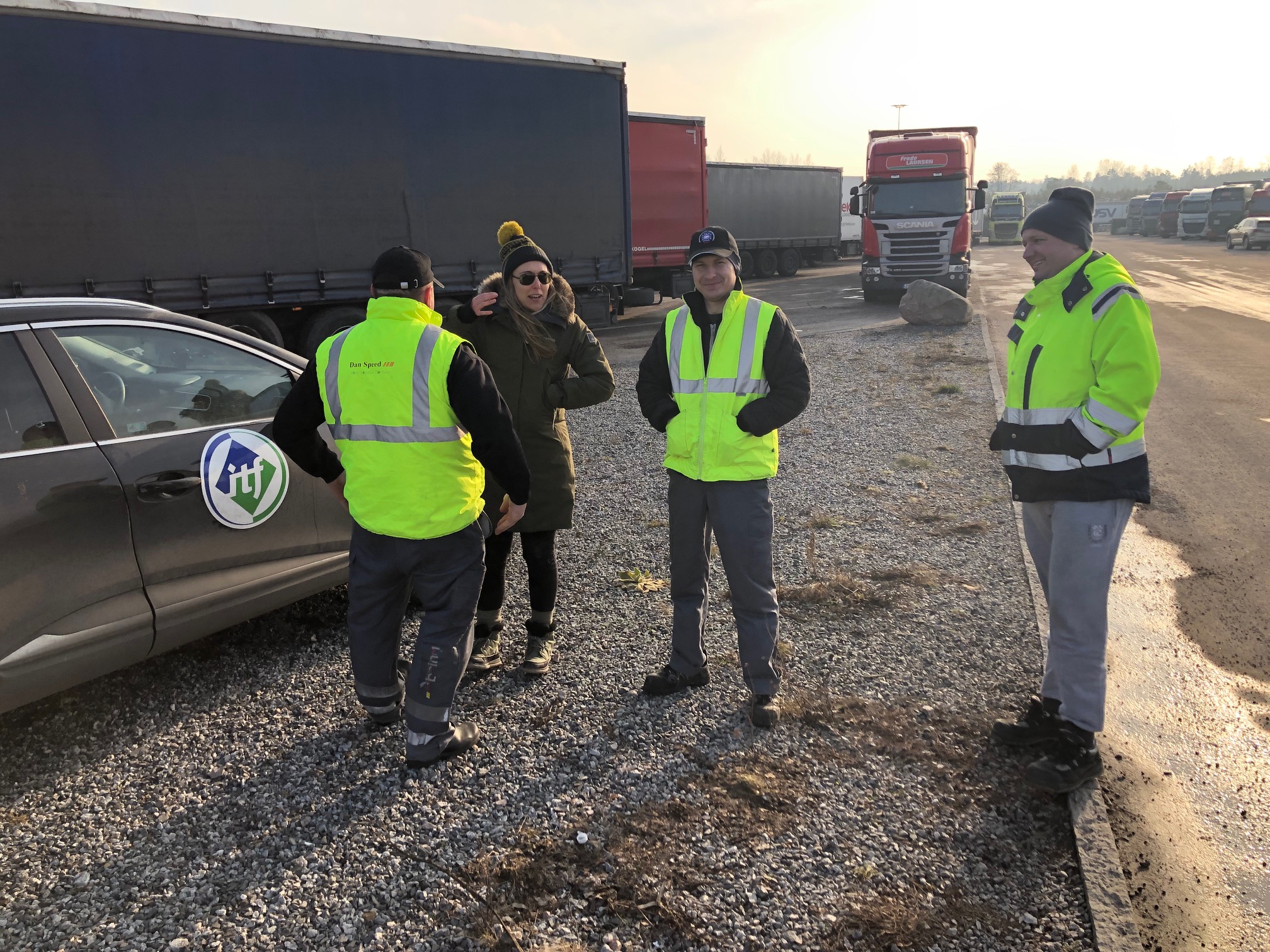 ITF inspectors on the road in Europe