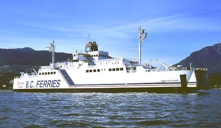MV Queen of Chilliwack when the vessel was part of BC Ferries' fleet, prior to 2015
