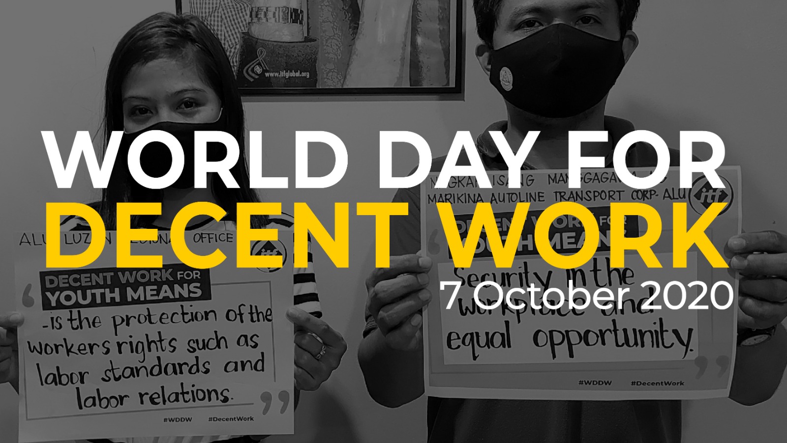 World Day for Decent Work 2020: Raising youth voices | ITF Global