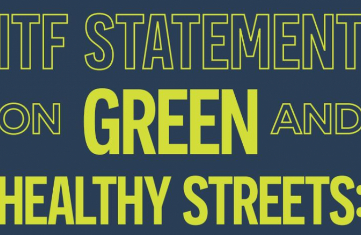 Cover of Green and Healthy Streets statement
