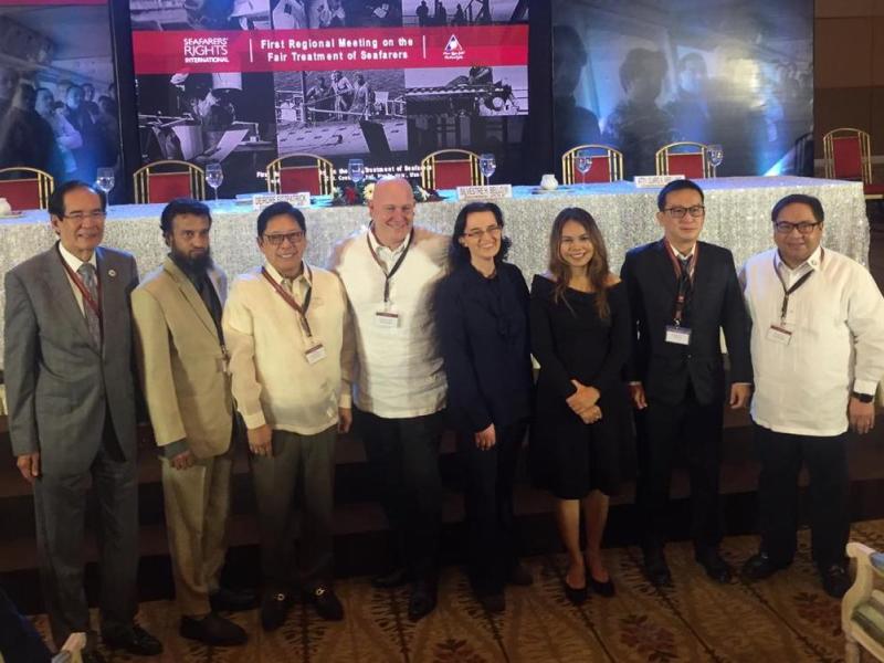ITF general secretary Stephen Cotton led a delegation of ITF unions at the meeting