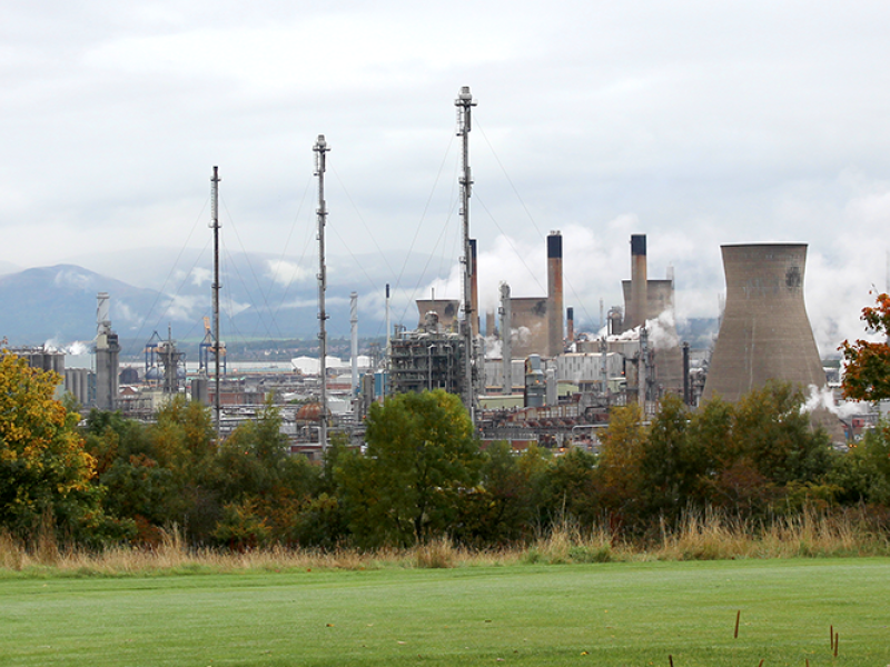 Grangemouth is an identified industrial hub