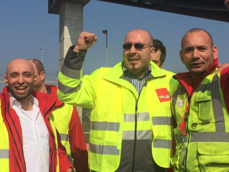 Striking Acciona workers