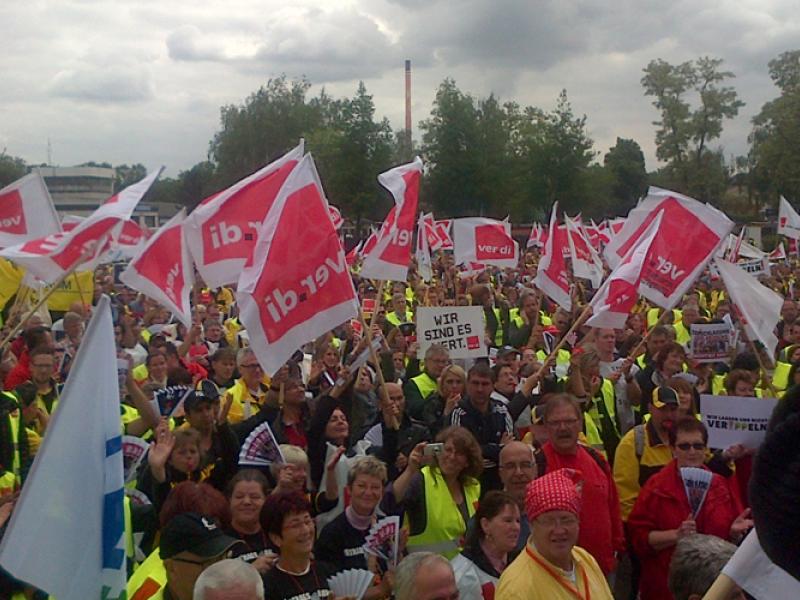 The scene outside today's AGM