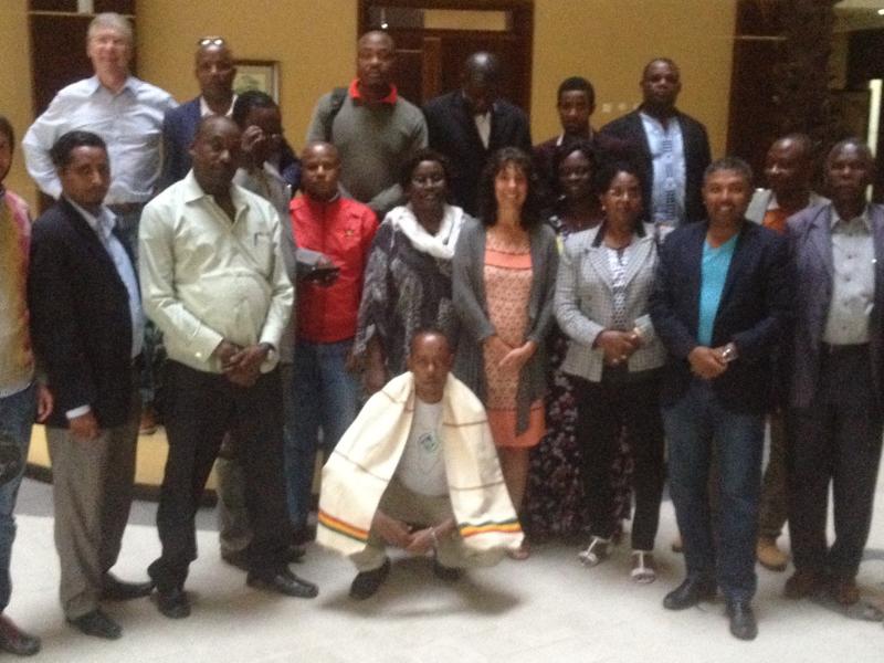 Activists from eight ITF unions met at the workshop