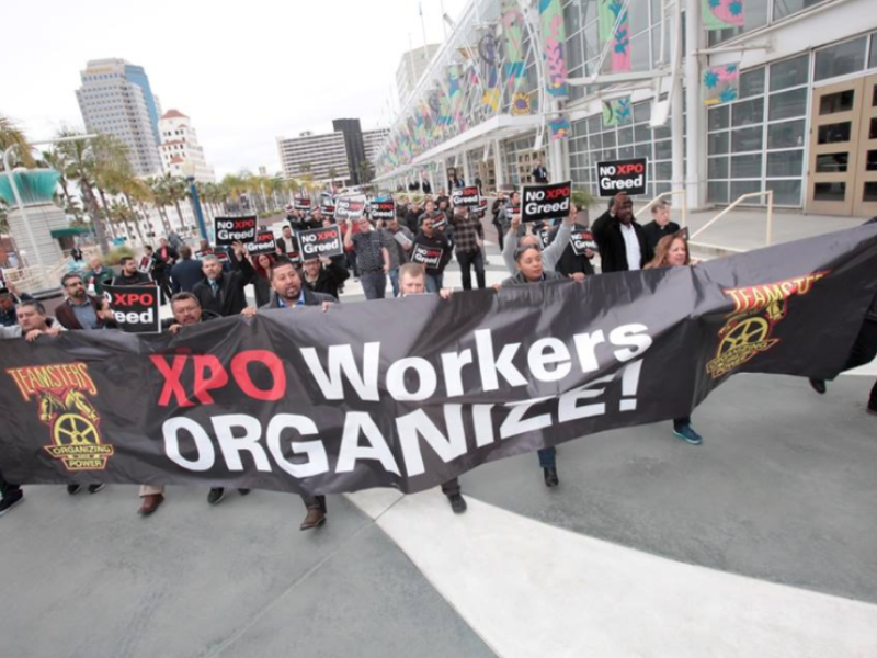 XPO workers taking action
