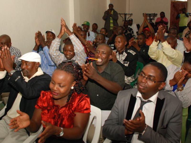 participants in Kenya truck drivers organising workshop