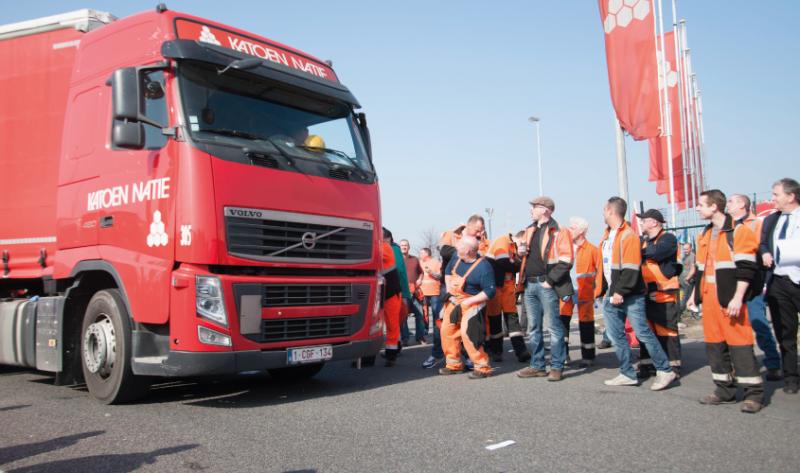 Belgium unions have staged some action at the Port of Antwerp