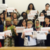 Women’s committee members support Patrick dockers