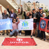 The young workers came from Argentina, Canada and Australia