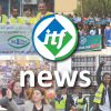 Teamster school bus workers protest outside National Express HQ