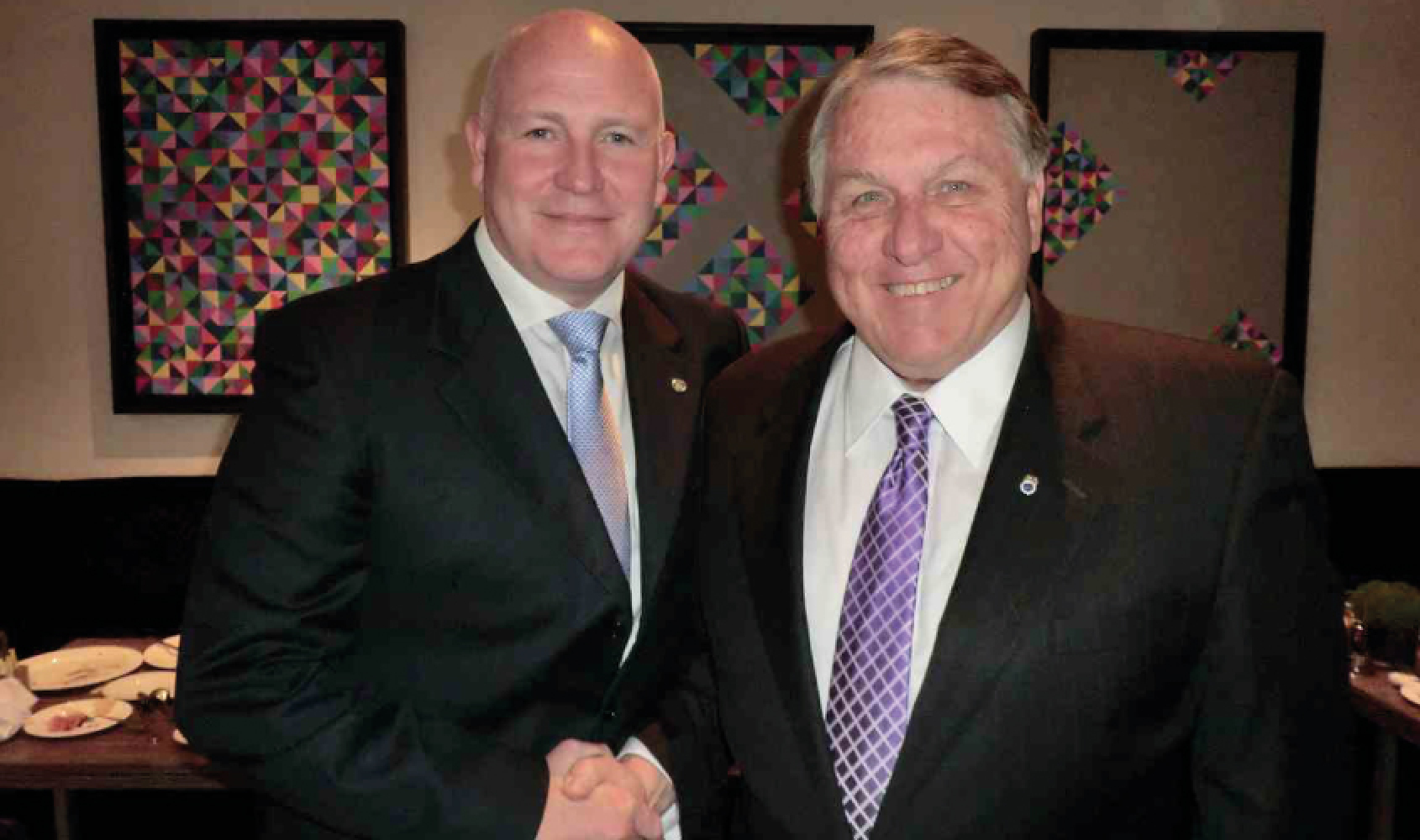 James Hoffa meets with ITF acting general secretary Steve Cotton ahead of tomrorrow's AGM James Hoffa meets with ITF acting general secretary Steve Cotton ahead of tomrorrow's AGM