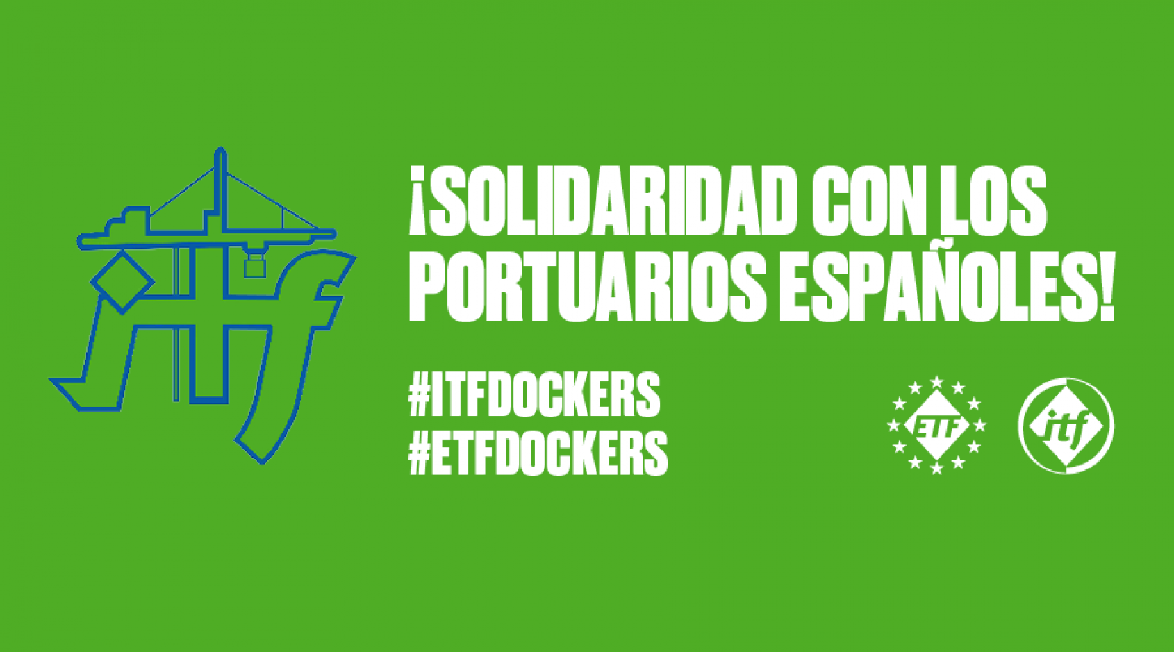 There's been widespread international solidarity for dockers in Spain There's been widespread international solidarity for dockers in Spain