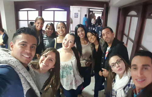Sintratac members celebrate after approving the agreement with LATAM  